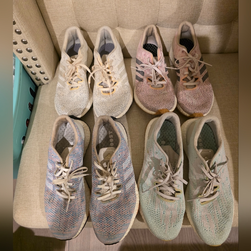 Adidas Women's Pureboost DPR Knit Trainer sneakers, set of 4 - Picture 2 of 16